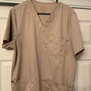Men’s Cherokee Tan Scrub Top